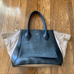 *EUC* Pour La Victoire Maison Trapeze Tote Bag - Beige/Black